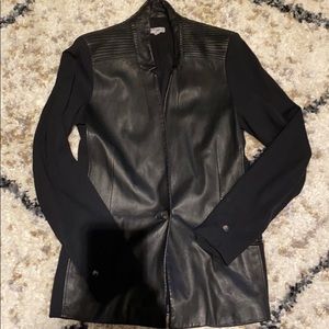 Helmut Lang leather blazer